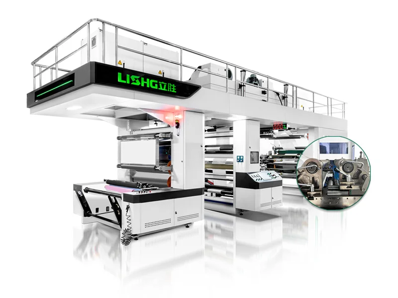 King Series 4 Color Sleeve Type CI Flexographic Printing Machine for Flexible Packaging | LISHG Machinery King Series 4 Color Sleeve Type CI Flexographic Printing Machine for Flexible Packaging Thumbnail - LISHG