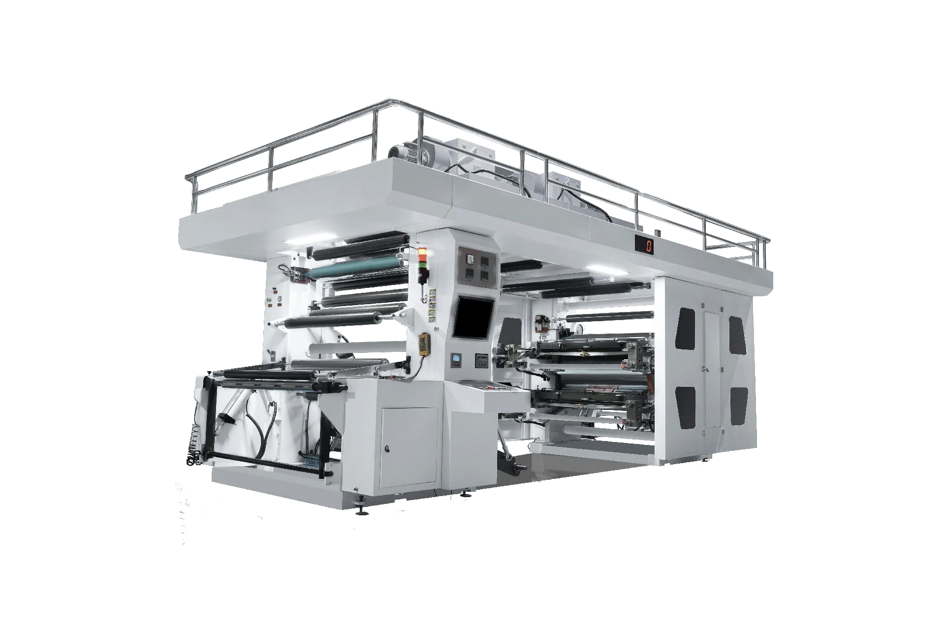 ULTRA Series 4 Color CI Flexographic Printing Machine for PE PET BOPP Film Packaging | LISHG Machinery ULTRA Series 4 Color CI Flexographic Printing Machine for PE PET BOPP Film Packaging Thumbnail - LISHG