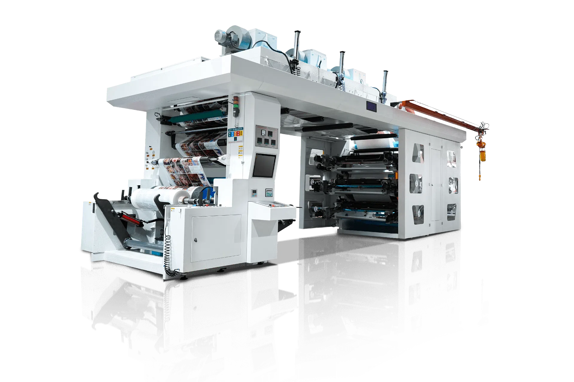 ULTRA Series 6 Color CI Flexographic Printing Machine for PE PET BOPP Plastic Film Packaging | LISHG Machinery ULTRA Series 6 Color CI Flexographic Printing Machine for PE PET BOPP Plastic Film Packaging Thumbnail - LISHG