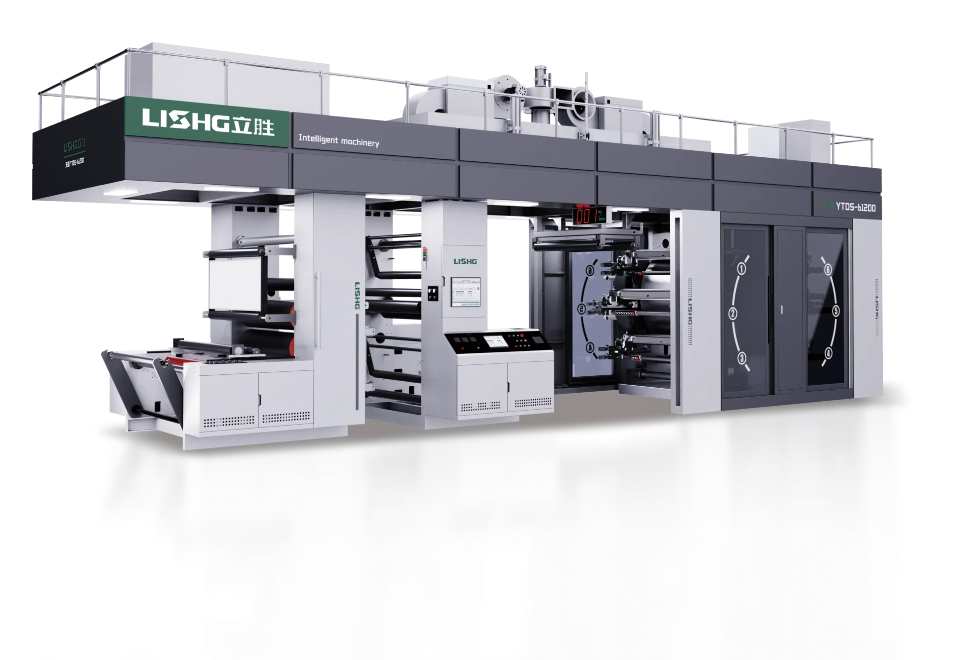 King Series 6 Color Full Servo Gearless CI Flexographic Printing Machine for Flexible Films | LISHG Machinery King Series 6 Color Full Servo Gearless CI Flexographic Printing Machine for Flexible Films Thumbnail - LISHG